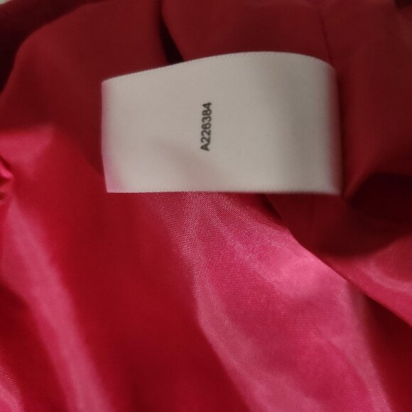 Denim & Co Suede Leather Blazer Jacket Medium Pink - Picture 10 of 14